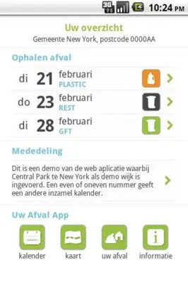 DeAfvalApp android App screenshot 4